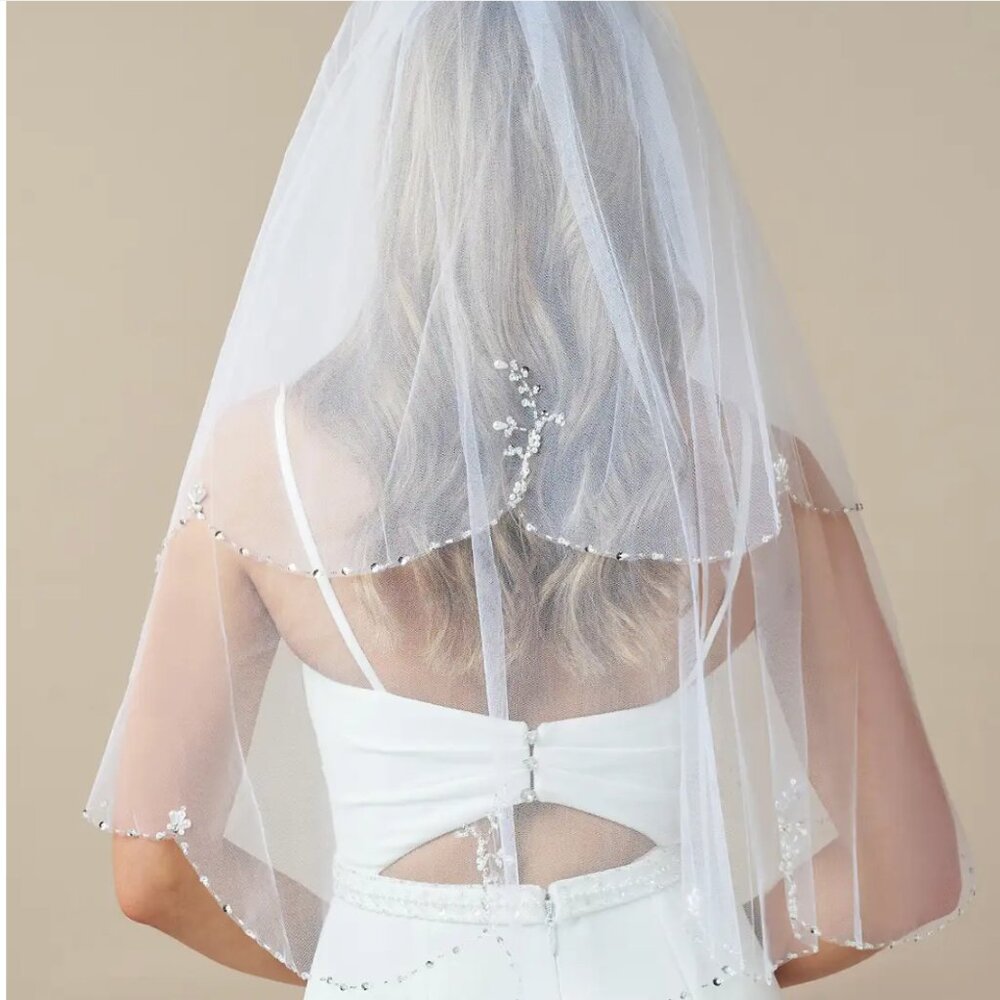 Azazie Esther bridal veil